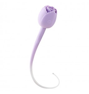 MizzZee - Rose Temptation Nipple Clitoral Massage (Chargeable - Purple)